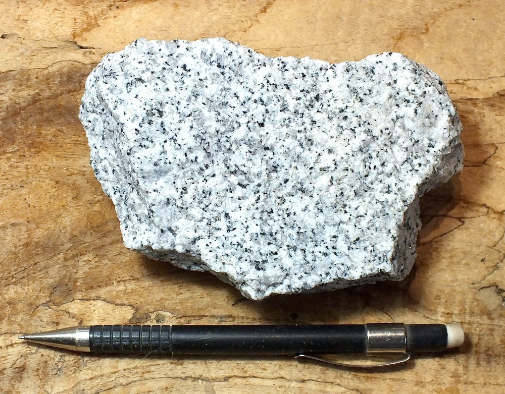granite - teaching hand/display specimen of typical granite