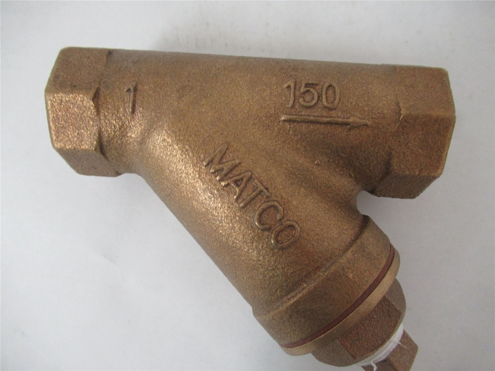 249707 New-No Box; Matco unknown Strainer Y 1" Brass