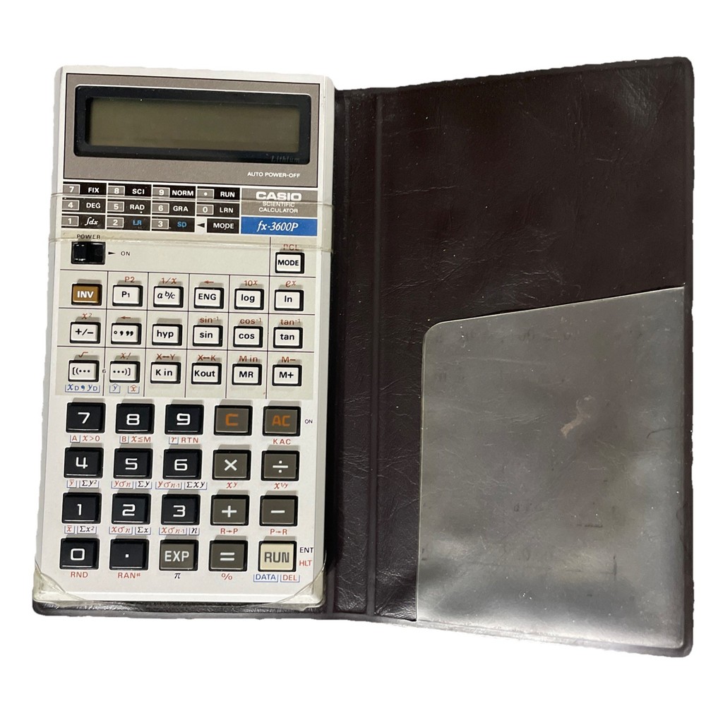 Vintage Casio FX-3600P Scientific Calculator Tested & Working