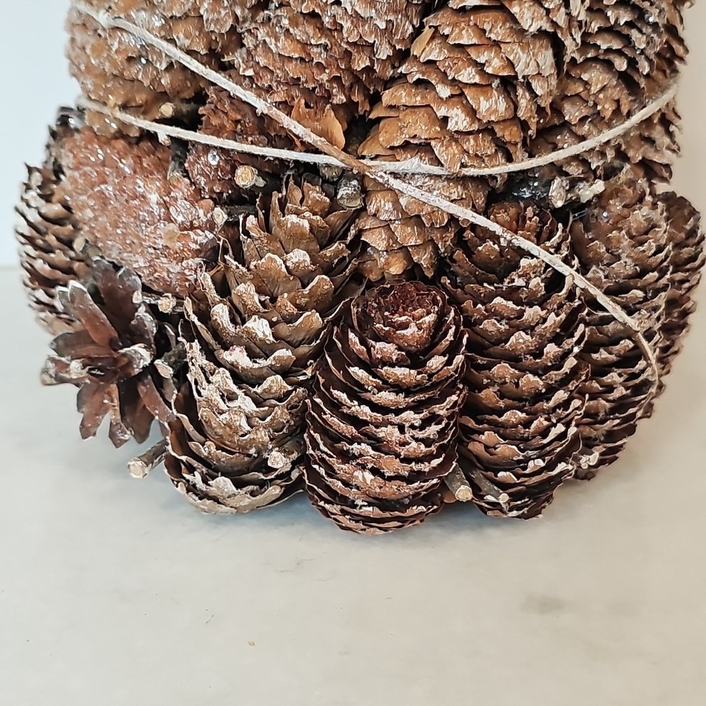 Smith & Hawkins Frosted Glitter Pinecone Christmas Tree Medium 16''
