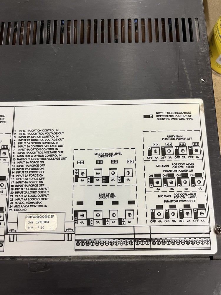 IED 4800 EQ Automatic Mixer