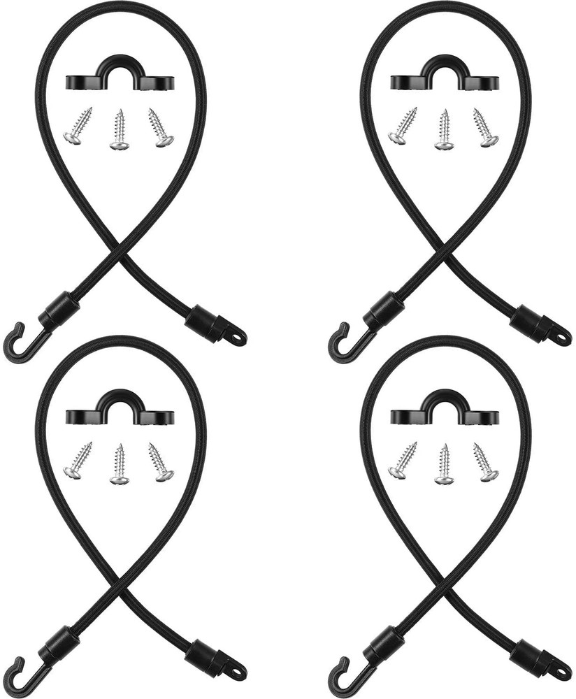 4 Pieces Rod Strap Holder Deck Mount Connector Hold 12 Inch