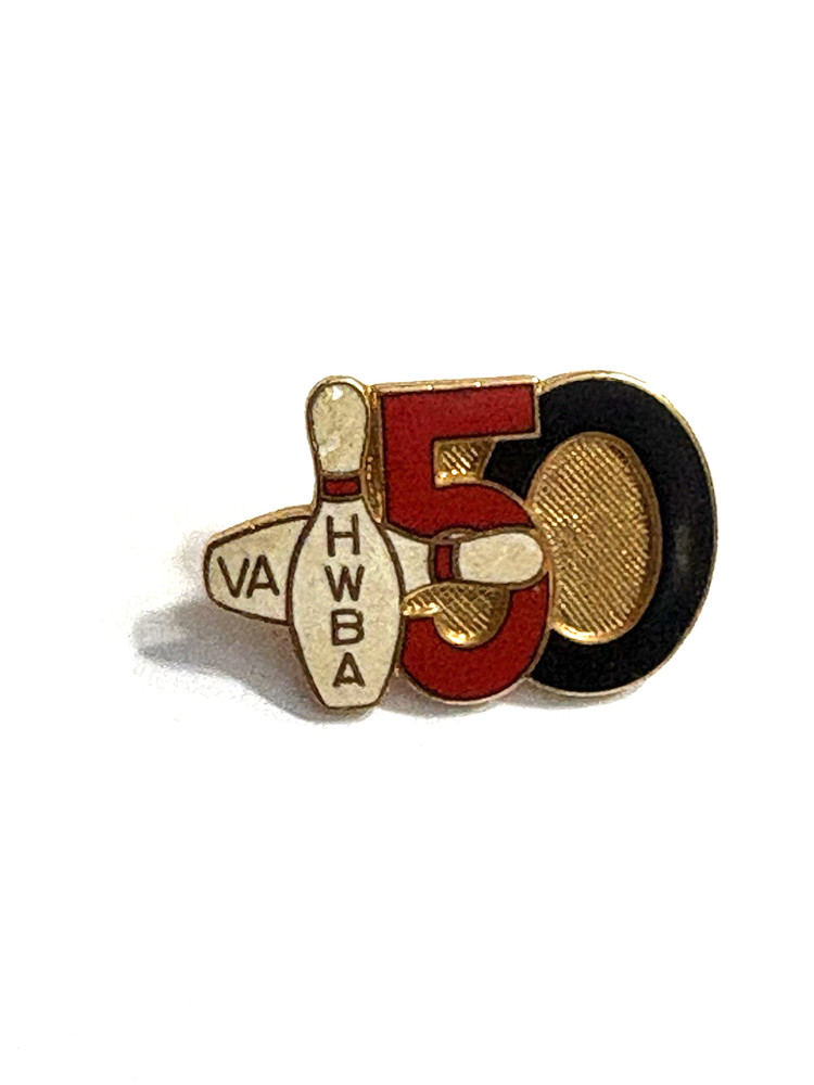 VA HWMA 50 Bowling Lapel Pin
