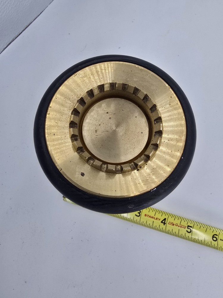 FIRE HOSE NOZZLE 2-1/2" NST BRASS SPRAY NOZZLE