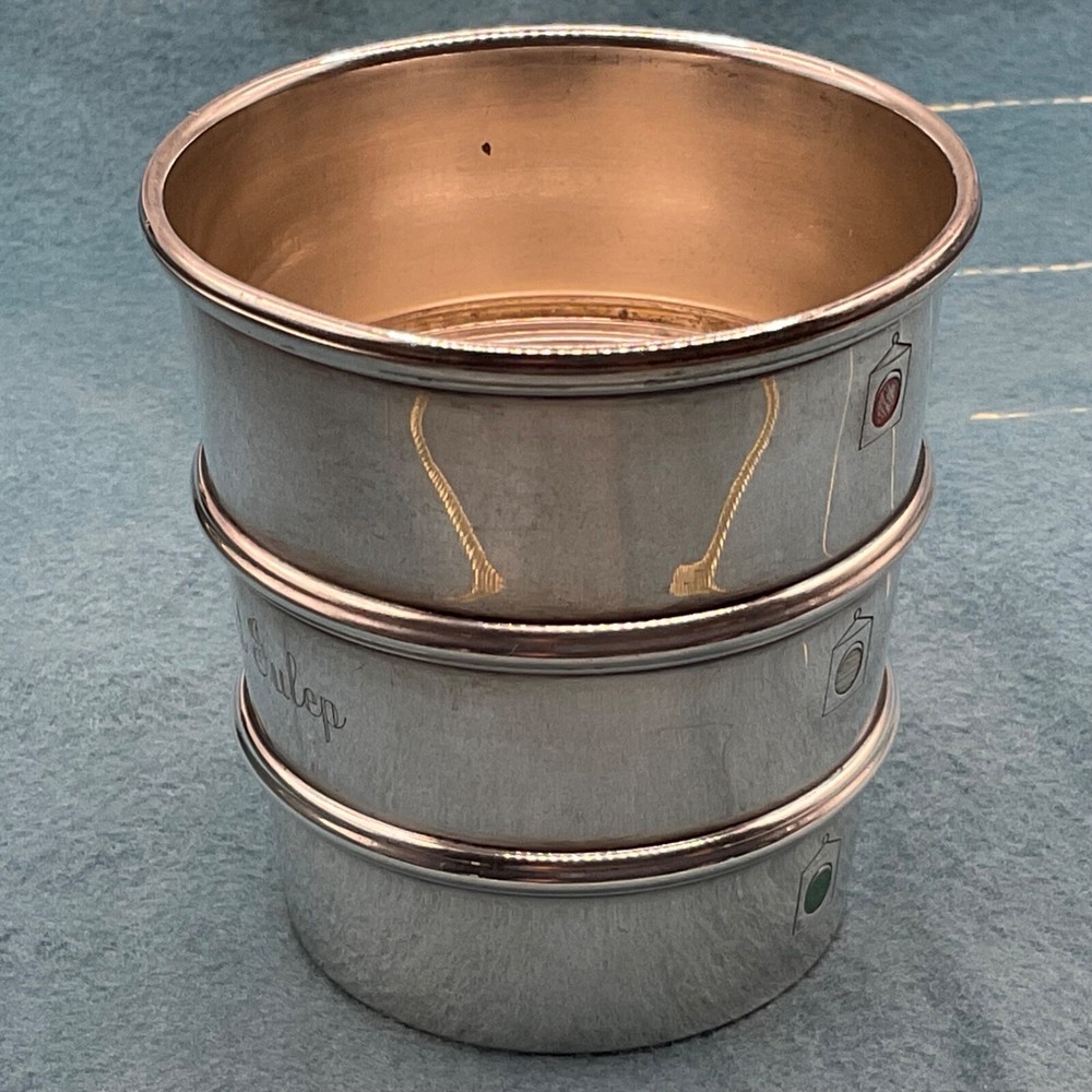 Gorham Sterling silver 354 Stoplight Jigger Mint Julep Measure Barware