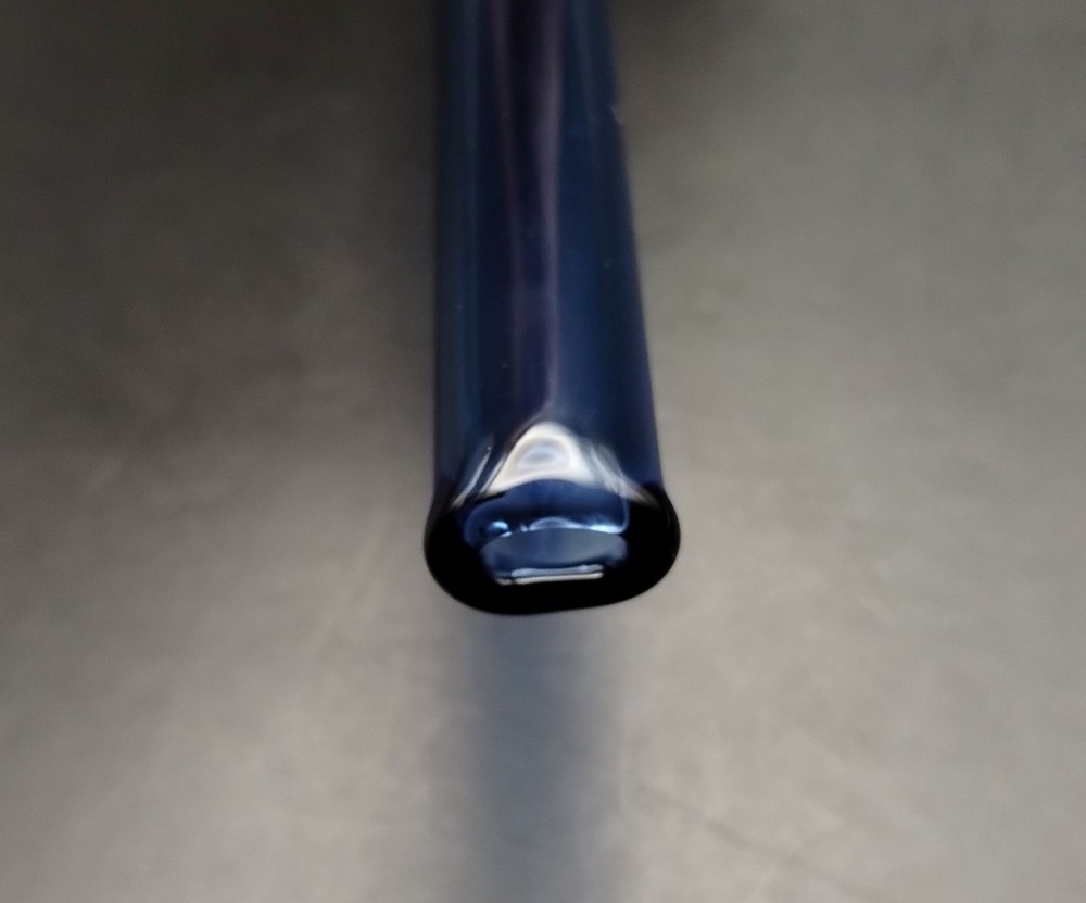 4.25" Light Blue Glass Cigarette Holder