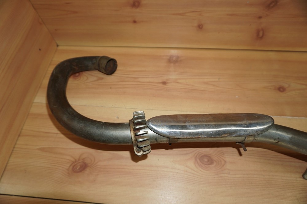 1950 - 1960 Triumph Left Side Exhaust Muffler Header Head Pipe