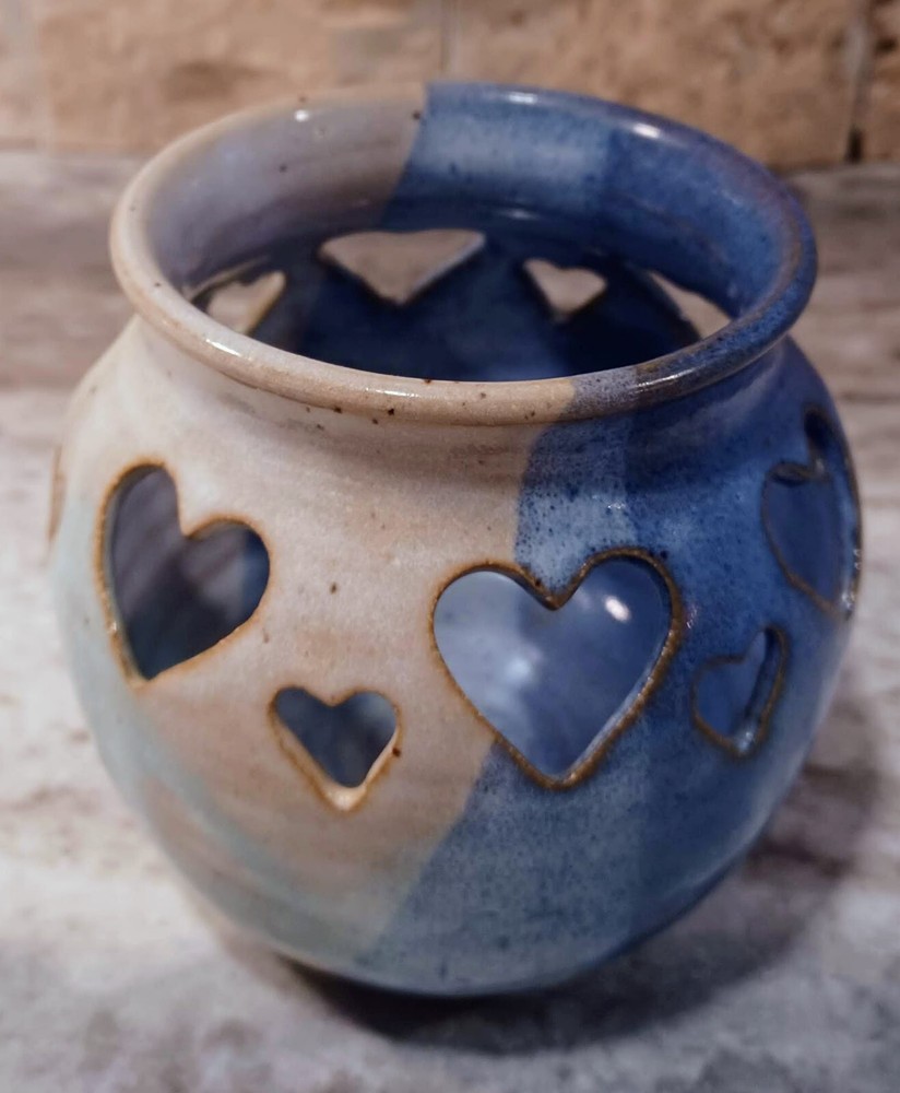 Cunningham Pottery Candle Holder 3 5/8"