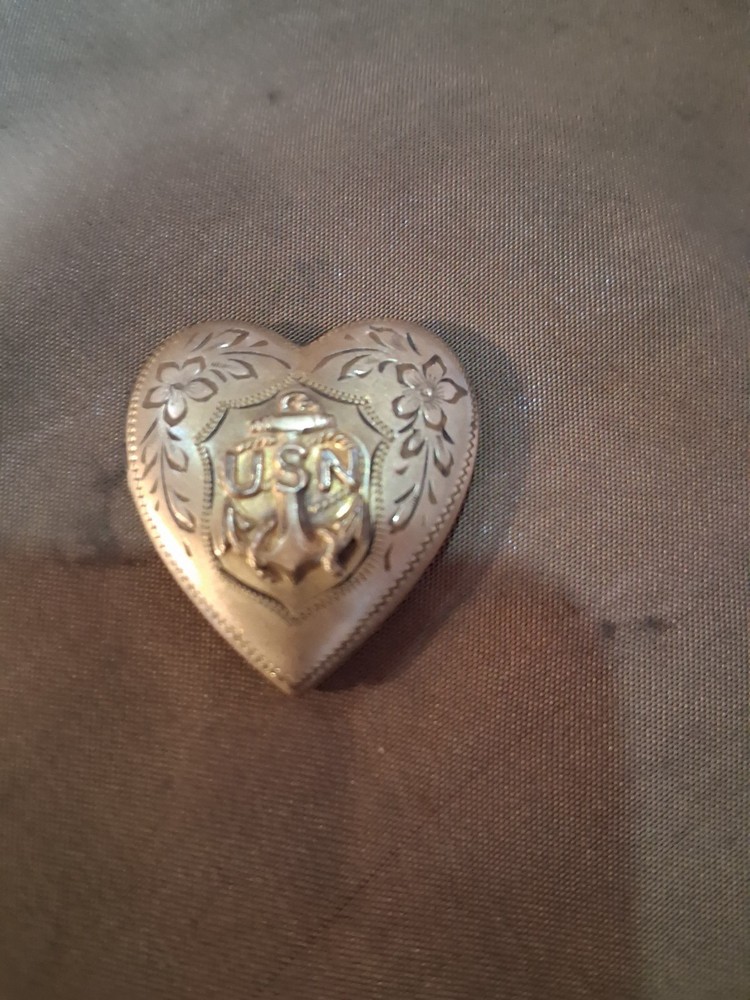 W.W II Navy Handkerchief And Locket