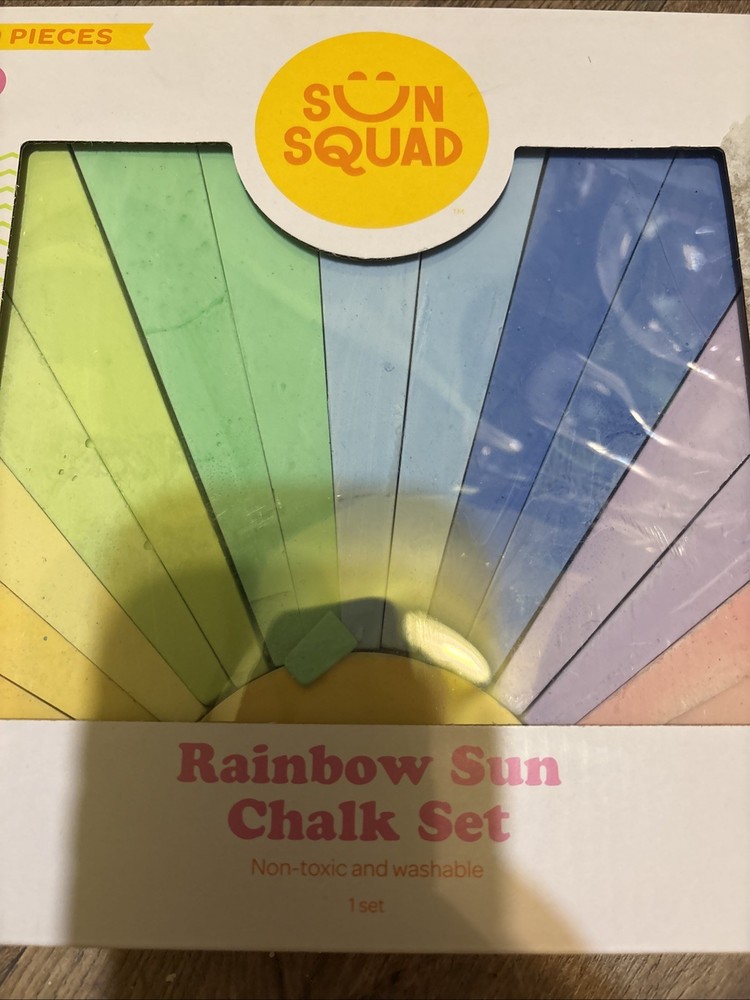 Sun Squad 20 Piece Rainbow Sun Chalk Set