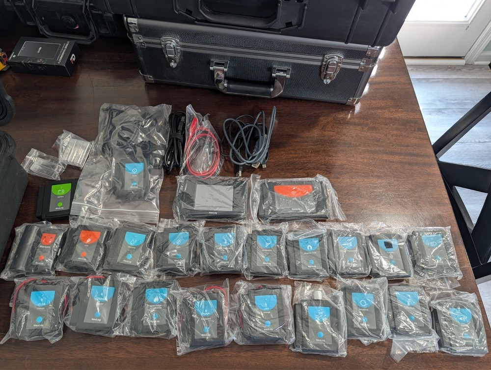 NeuLog 21 Sensor Complete STEM Lab Kit w/WiFi + Touch Logger+Pelican Case Tested