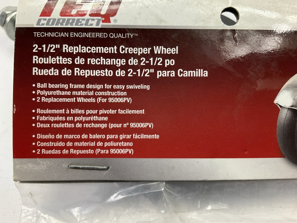 TEQ 30004PV 2-1/2" Replacement Creeper Wheel