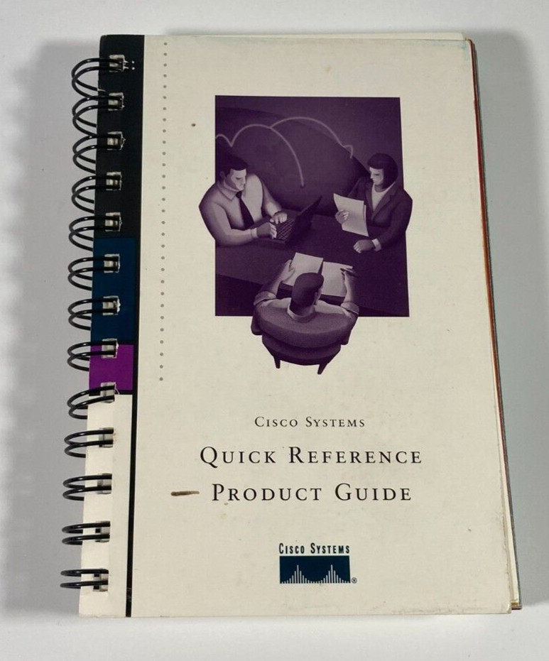 Vintage Cisco Systems Quick Reference Product Guide - 1993-1998