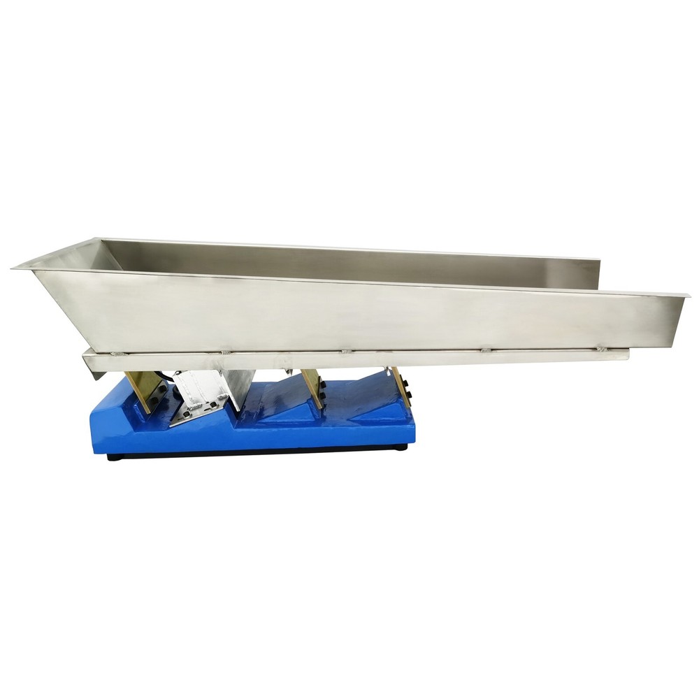 110V Mini Electromagnetic Conveyor Vibrating Feeder Uniform Vibration Conveyor