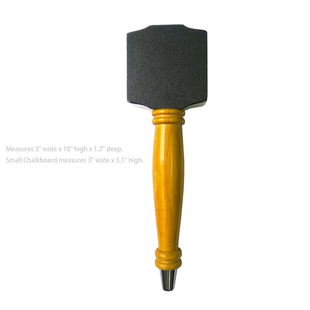 Wooden Beer Tap Handle Kit Two Black Chalkboard Generic Customize Draft Signage