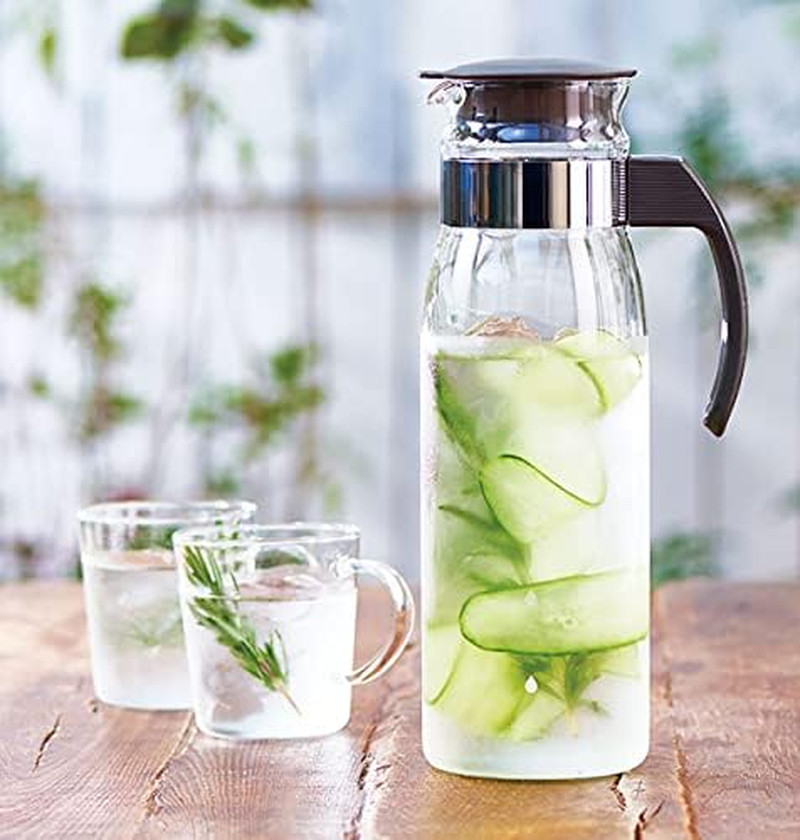 Slim Water Jug, 1400Ml, White