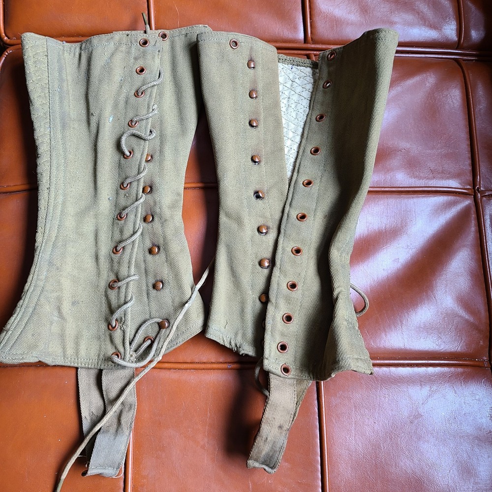 WWI US Army Model 1910 Leggings Spatz VG+