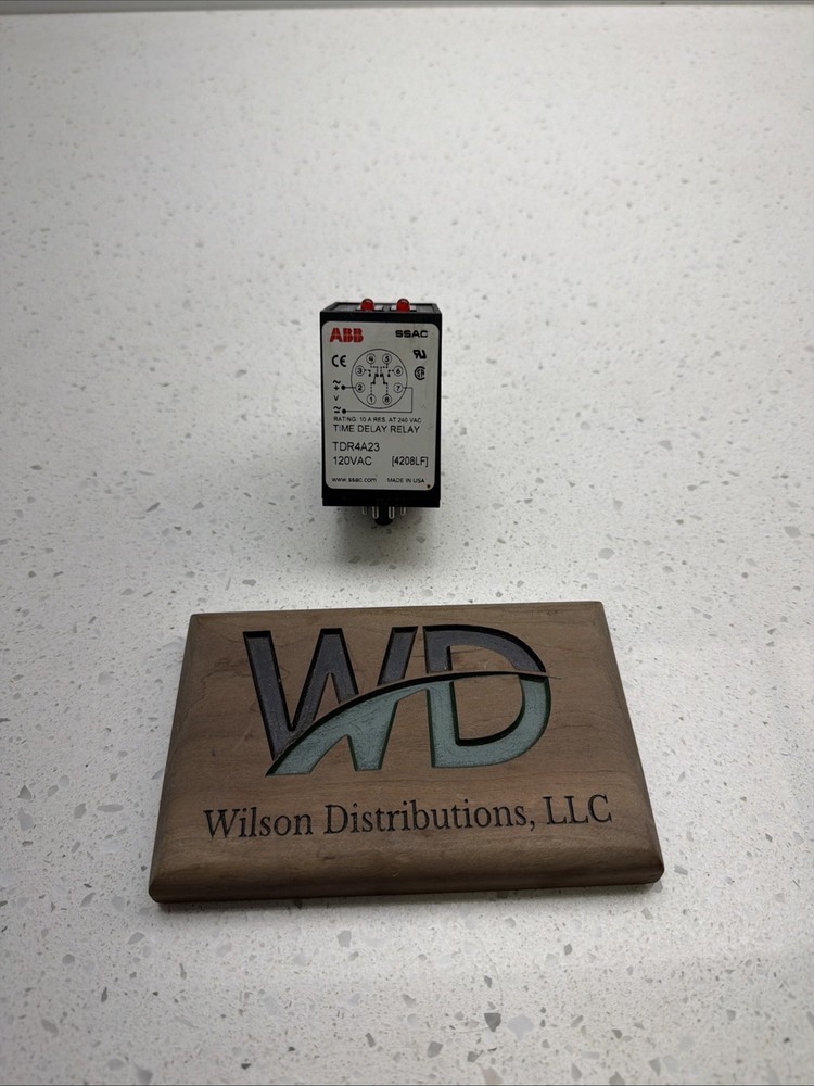 ABB SSAC TDR4A23 Time Delay Relay. 120VAC NTO