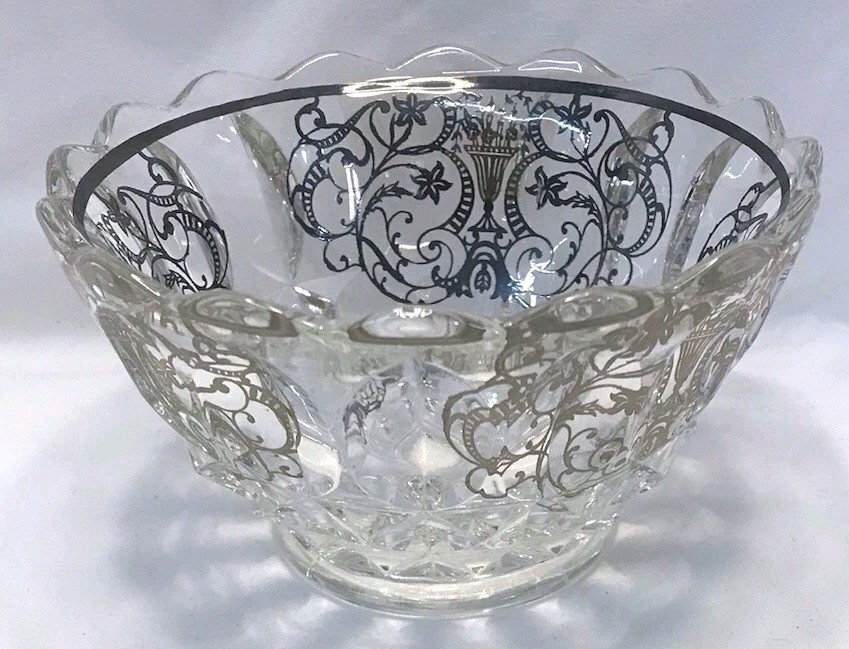 Vintage Small Silver Inlay Bowl