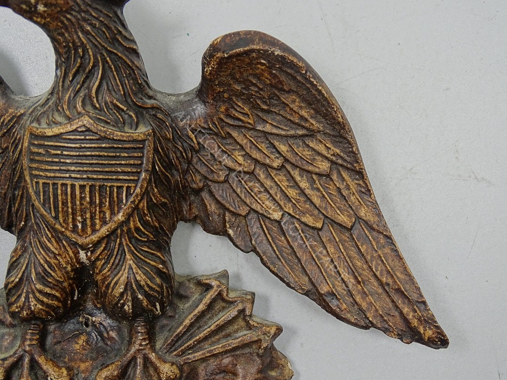 EAGLE TOP ORNAMENT FOR A GERMAN REGULATOR WALL CLOCK