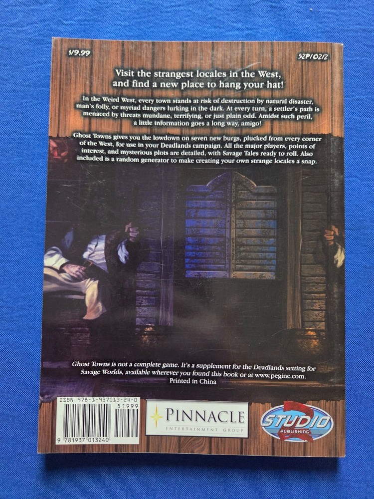 Deadlands Ghost Towns - Savage Worlds 10212