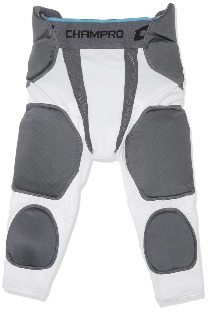 Champro Tri Flex 7 Pad Girdle Medium White Compression Gear With Cup Pocket