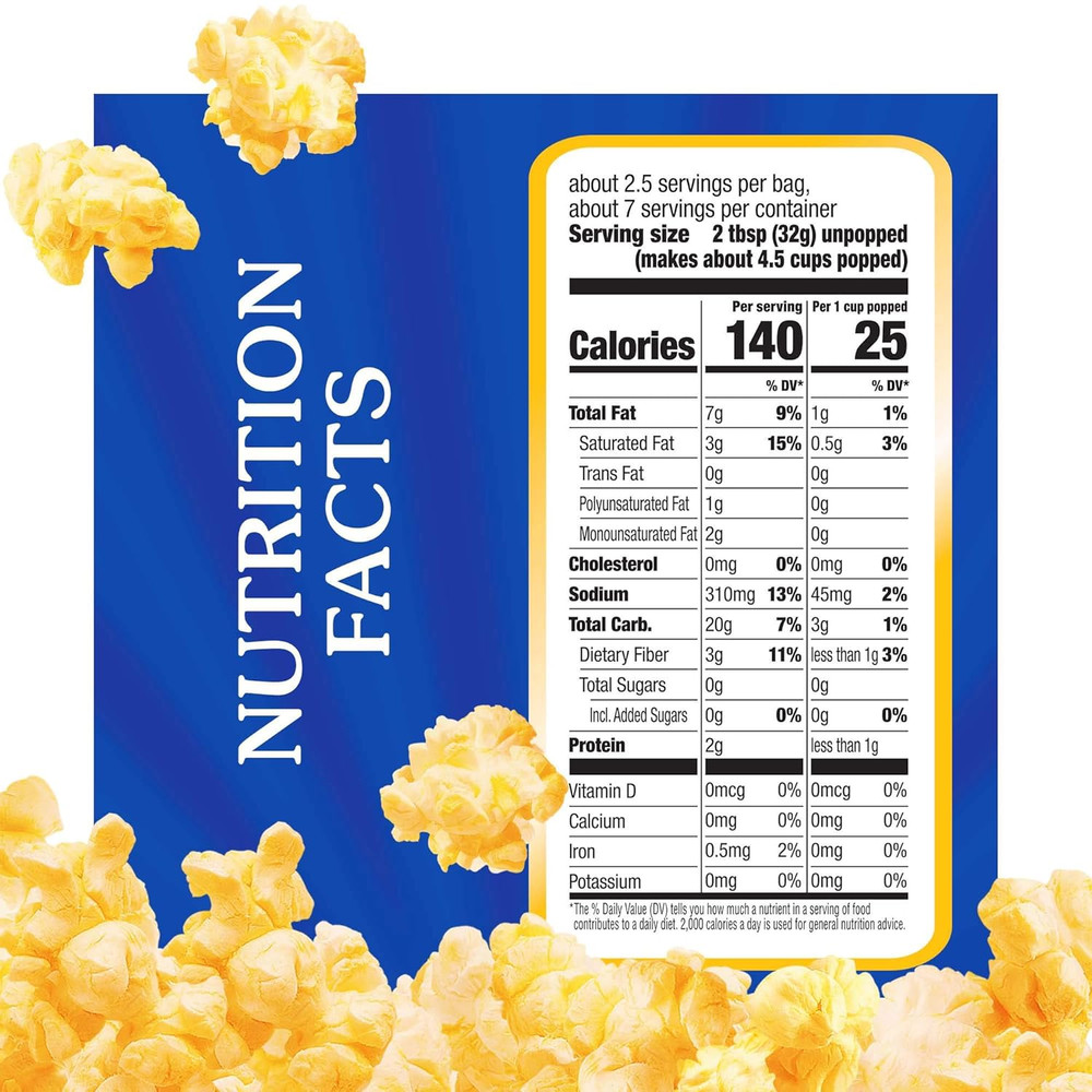 Butter Lovers Microwave Popcorn, 2.75 Oz., 3-Count Bags
