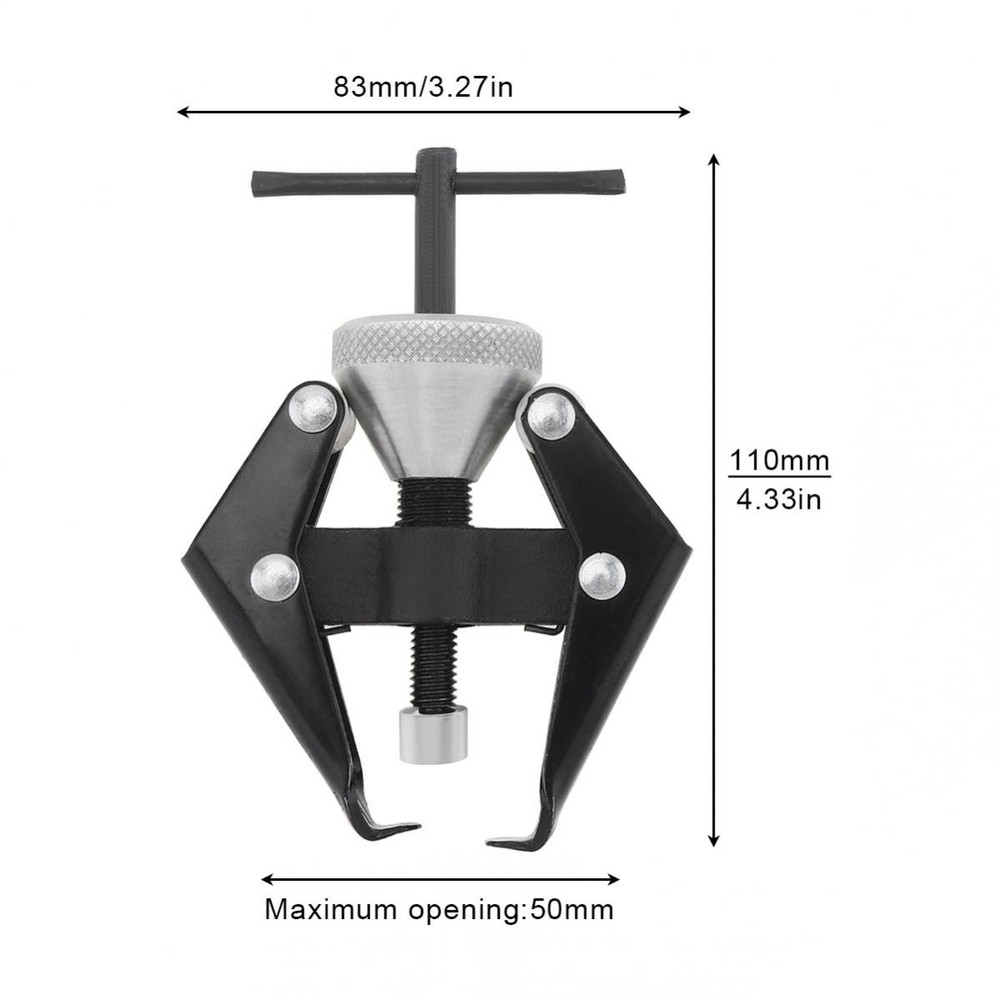 4 Inch Two-Claw Puller Multifunction Windshield Wiper Arm Removal Tool Adjust US