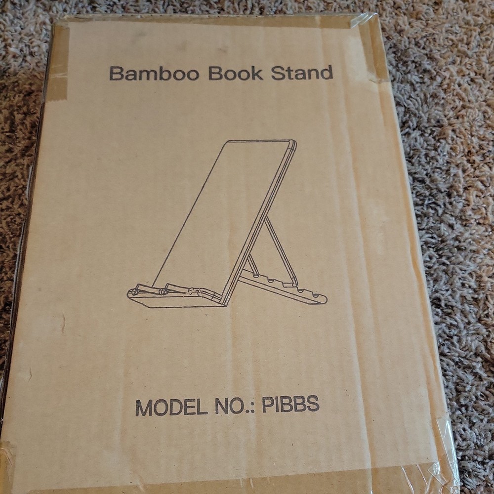 Bamboo Book Stand