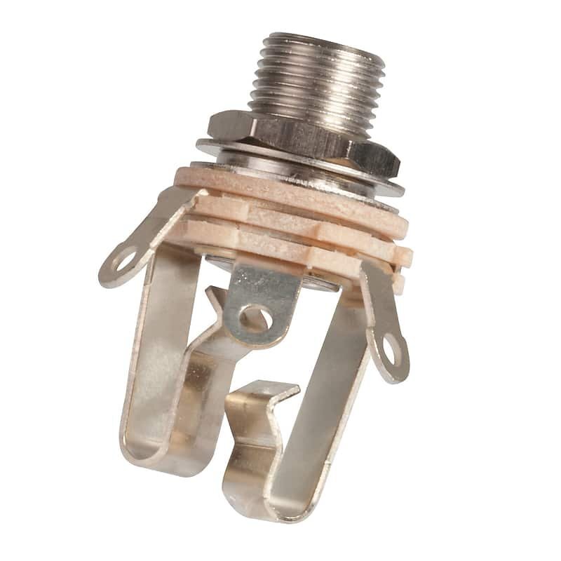 Switchcraft Output Jack, Stereo, long thread