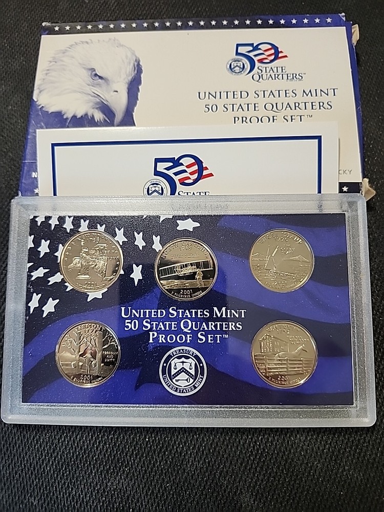 2001-S 50 State Quarters Proof Set