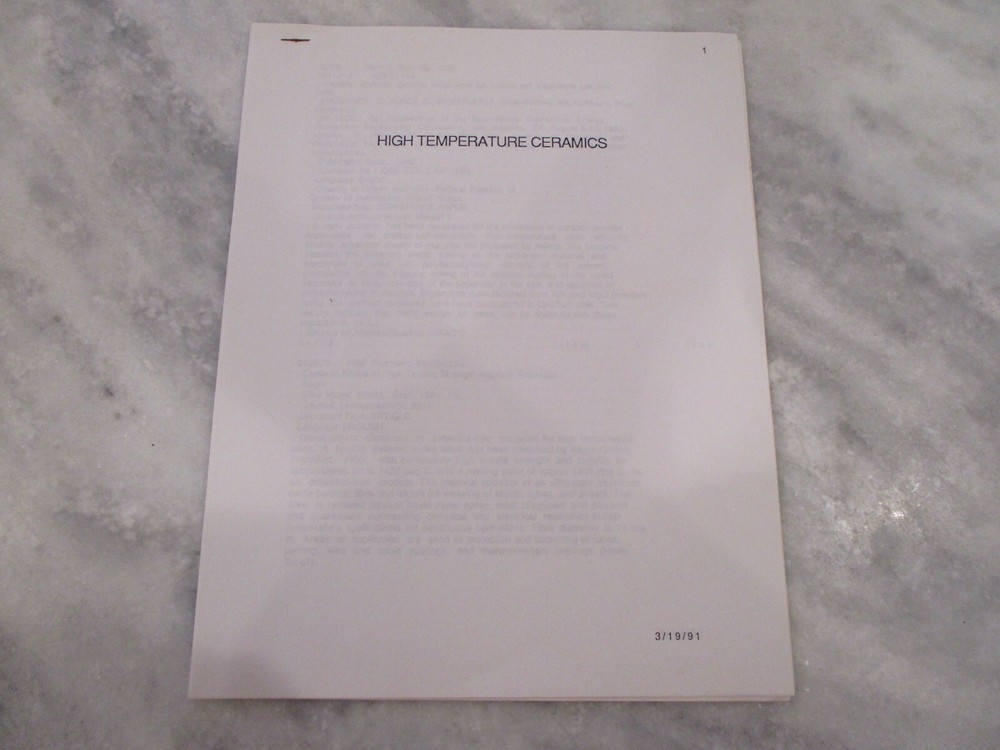 NASA MSFC SPACE SHUTTLE BACK TO FLIGHT ERA PROPOSALS USBI-ISS RETOOLING REPORTS+