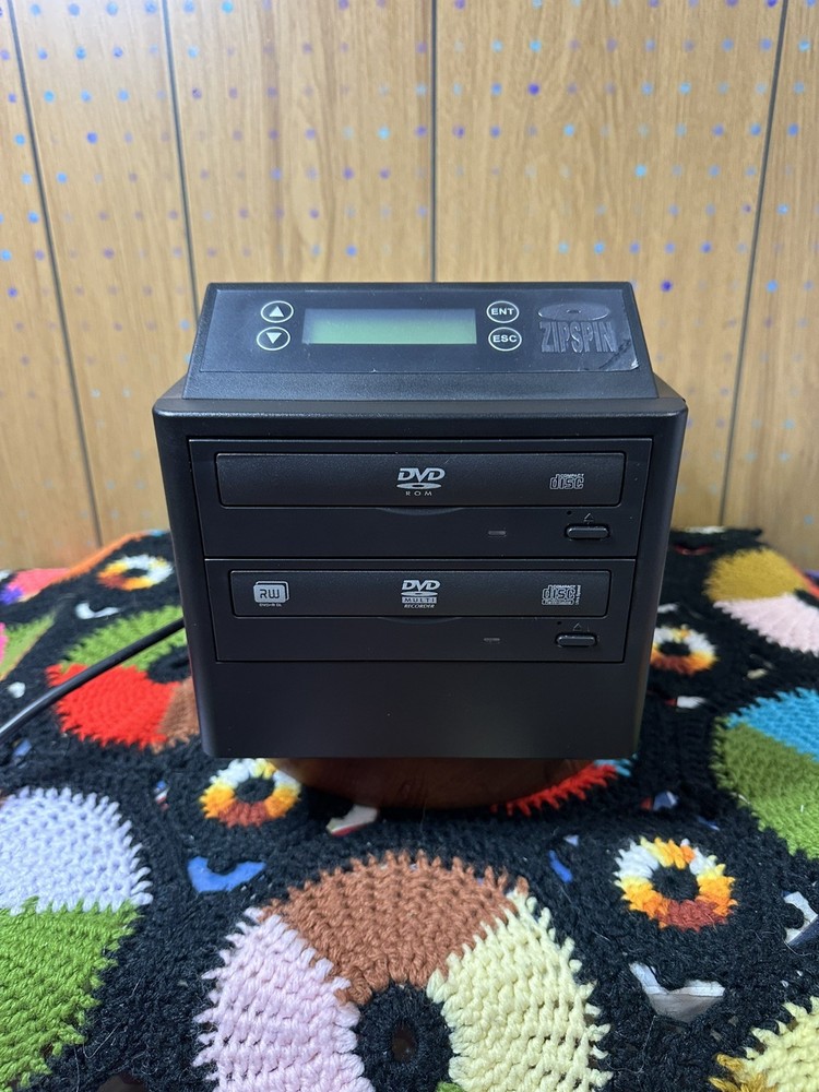 Zipspin PDE Tech D121-L ZipSpin DVD Duplicator Works But Not Fully Tested