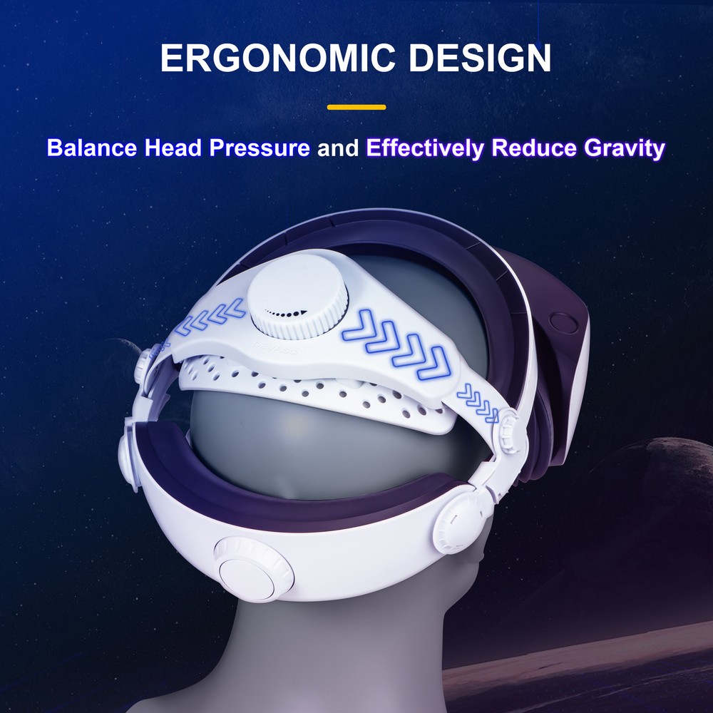 Adjustable Head Strap for PlayStation VR2 Headset Headband Replace Accessories