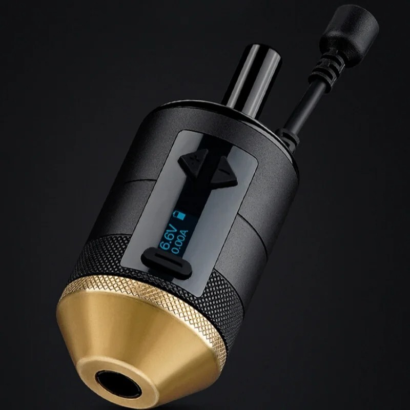 Wireless Tattoo Control Handle Power Supply High-Capacity Charging Motor USB PMU