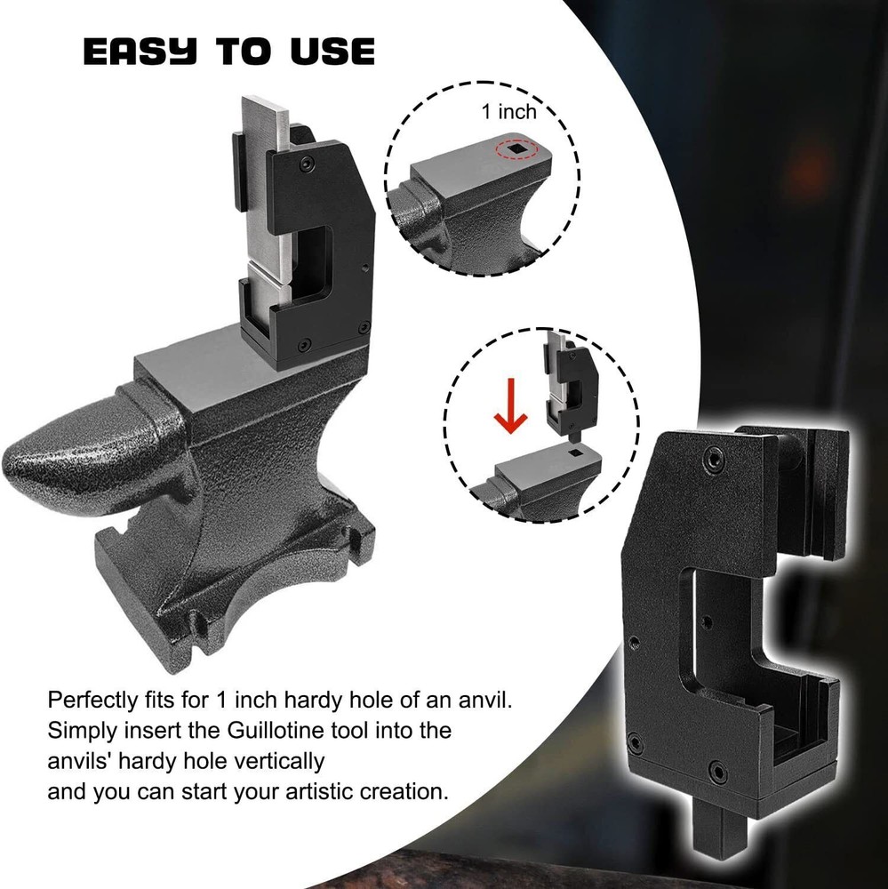 Blacksmith G2 Guillotine Tool - Blacksmith Slash Tool - Fullering Tool