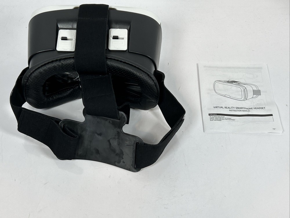ONN Virtual Reality VR Smartphone Headset Apple/Android White Pre-Owned Good Con