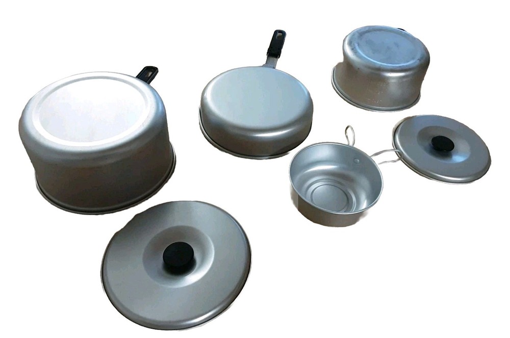 Camping Mess Kit-6 Piece Aluminum