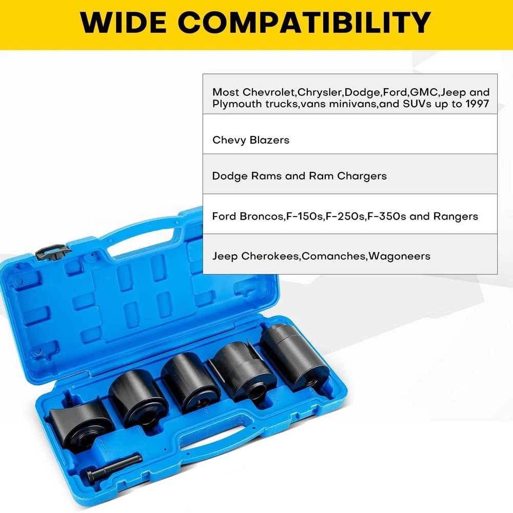 14PCS Master Ball Joint Remover Installer Adapter Tool Set for Ball...