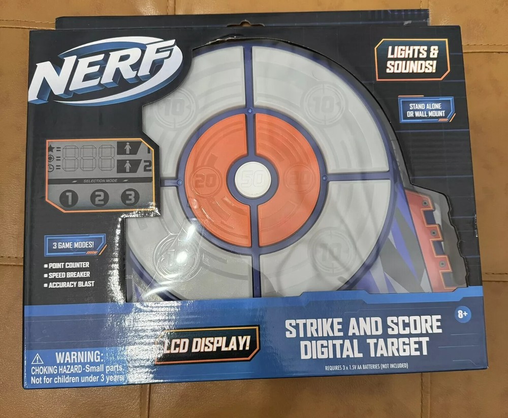 NERF Strike and Score Digital Light-Up & Sound Target