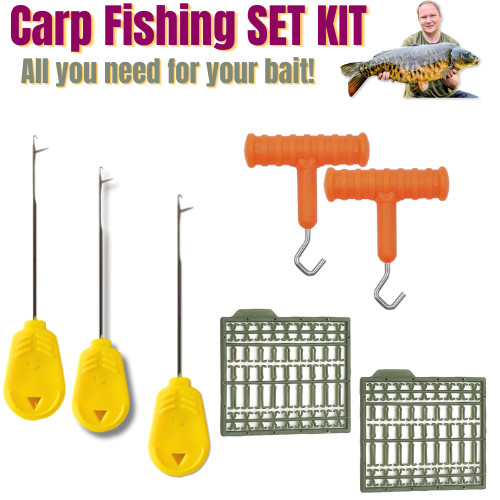 Fishing Bait Needle Hook Stops Know Pullers KIT - All you need! UK POST
