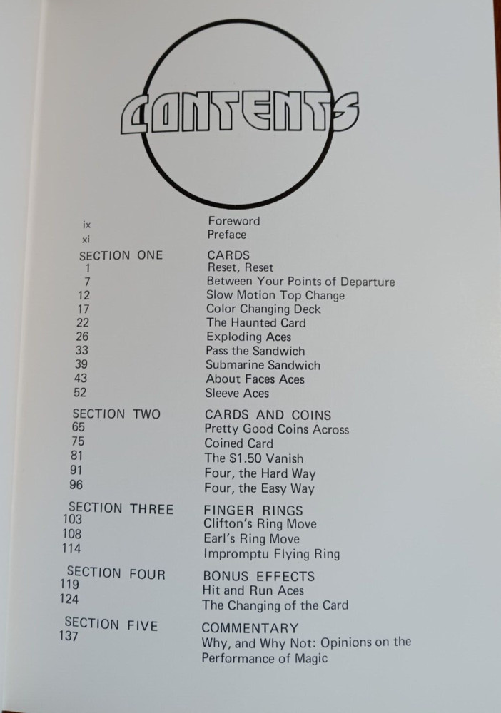 Variations; Nelson, Earl, 1979 - Magic Book