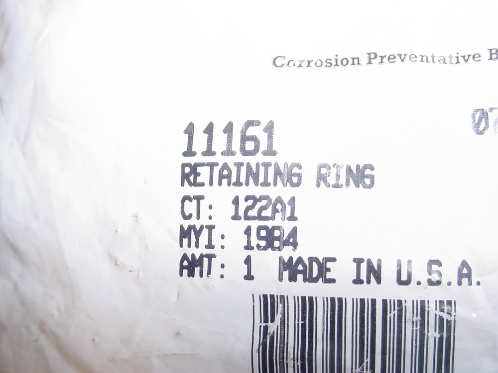 Harley Davidson 5 spd Main Drive Ger Bearing Retaining Snap  Ring 11161 
