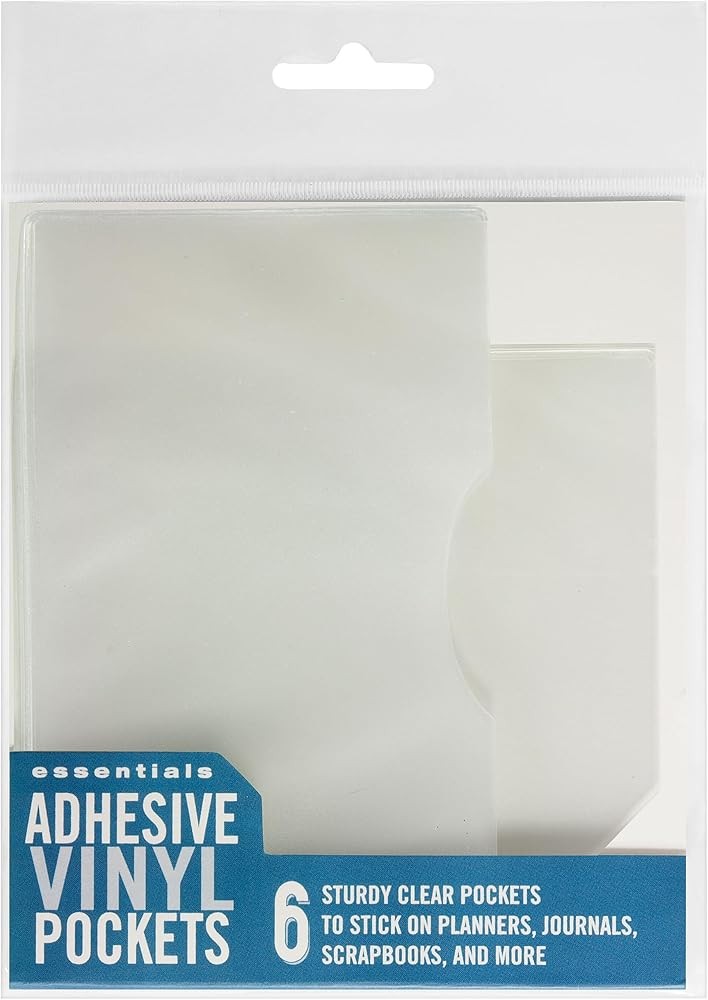Adhesive Vinyl Poets for Bullet Journals