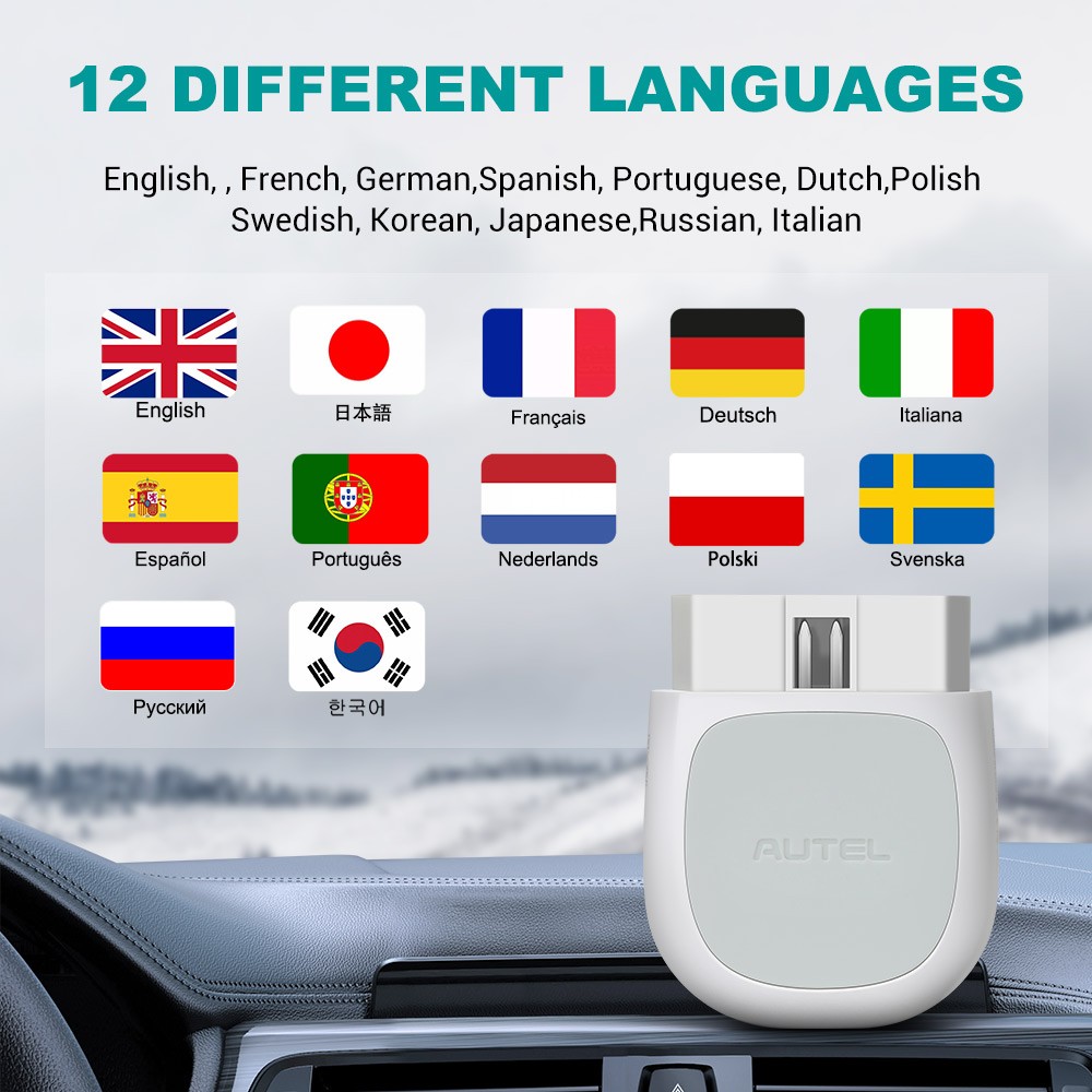 Autel AP200 Bluetooth OBD2 Scanner Code Reader with Full Systems Diagnose