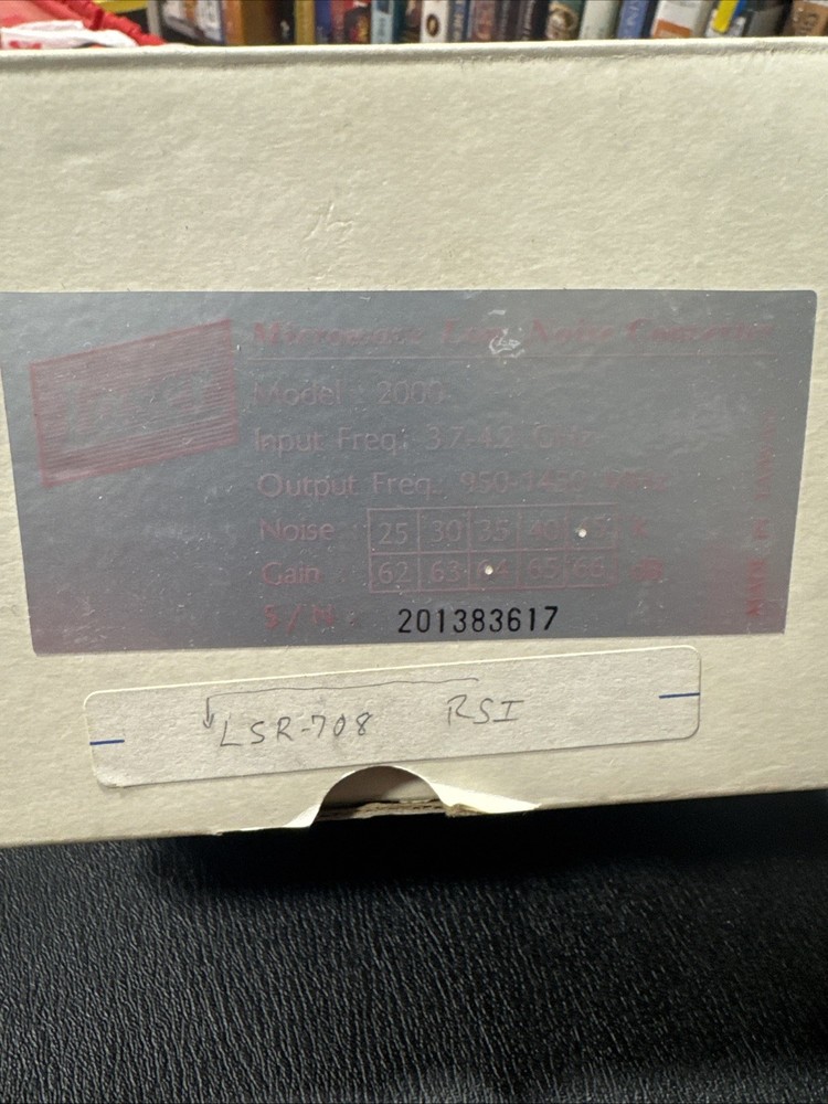 Laser Microwave Low Noise Converter Model:2000