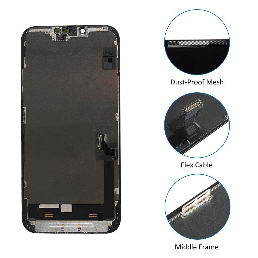For iPhone 14 Plus Soft OLED Touch Screen Digitizer Display Assembly Replacement