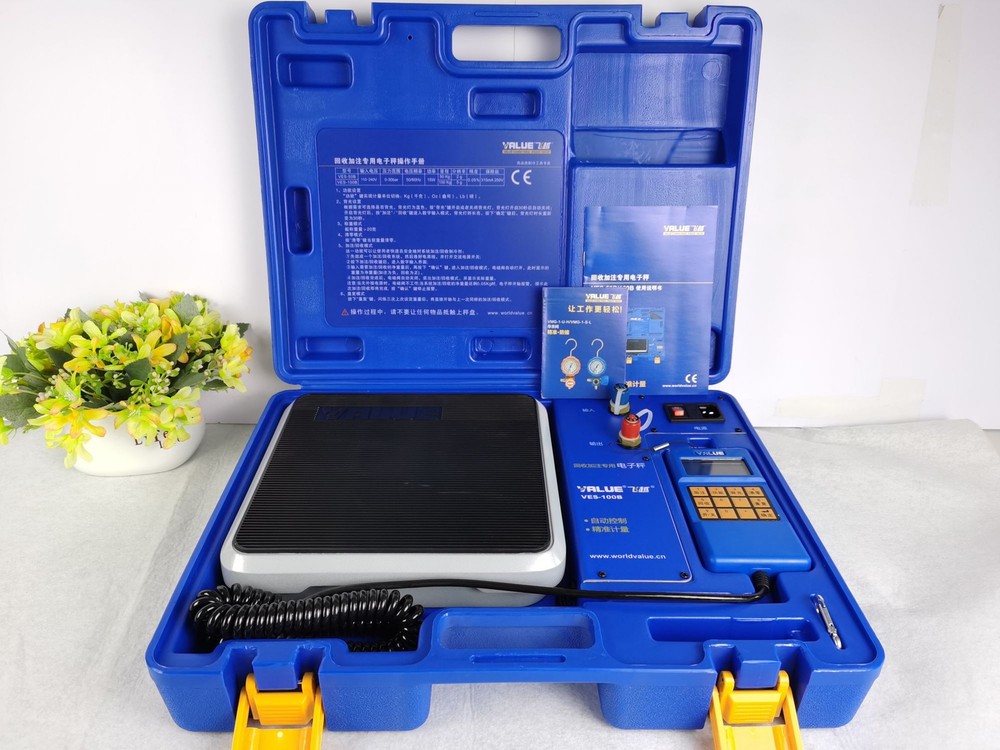 VES-100B New Digital Refrigerant Electronic Scale 100KG