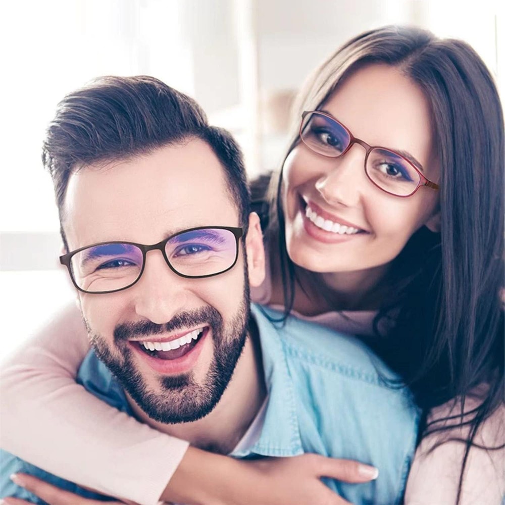 Protective Blue Light Blocking Reading Glasses Set - Ideal 3.5X Magnification