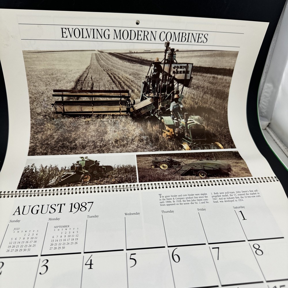 1987 John Deere Calander 💥 Miami Farm Equipment